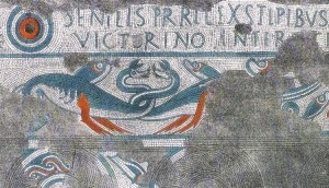 Roman Mosaic from Lydney Park Color Cropped